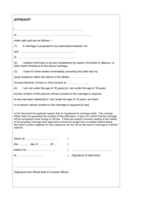 Affidavit