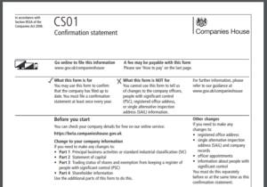 Companies House document