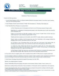 Declarations of value